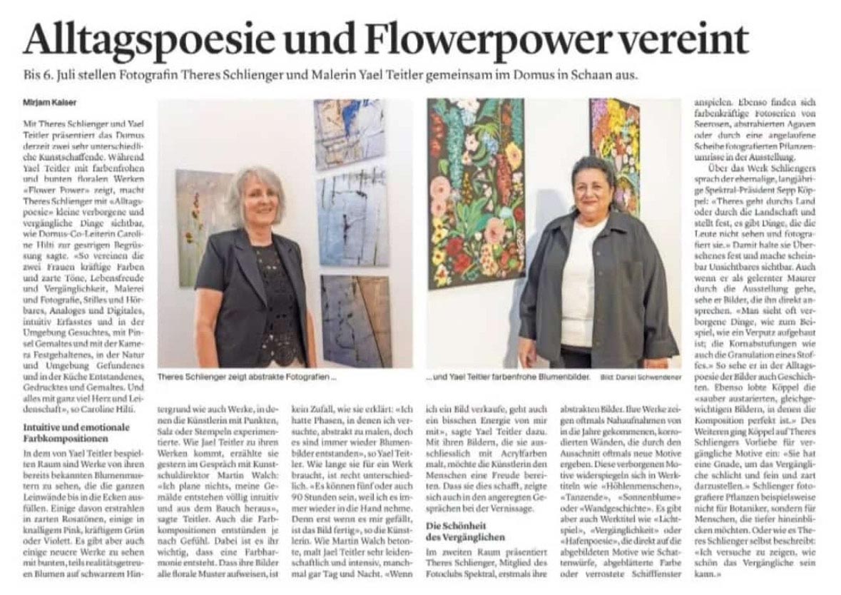 Alltagspoesie und Flowerpower vereint · Teitler Yael
