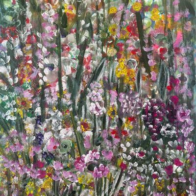 Yael Teitler · Acryl auf Leinwand · Florales · Blumenbilder