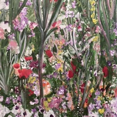 Yael Teitler · Blumen Gelb · Malerei Acryl