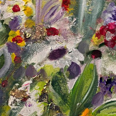 Yael Teitler · Acryl auf Leinwand · Florales · Blumenbilder