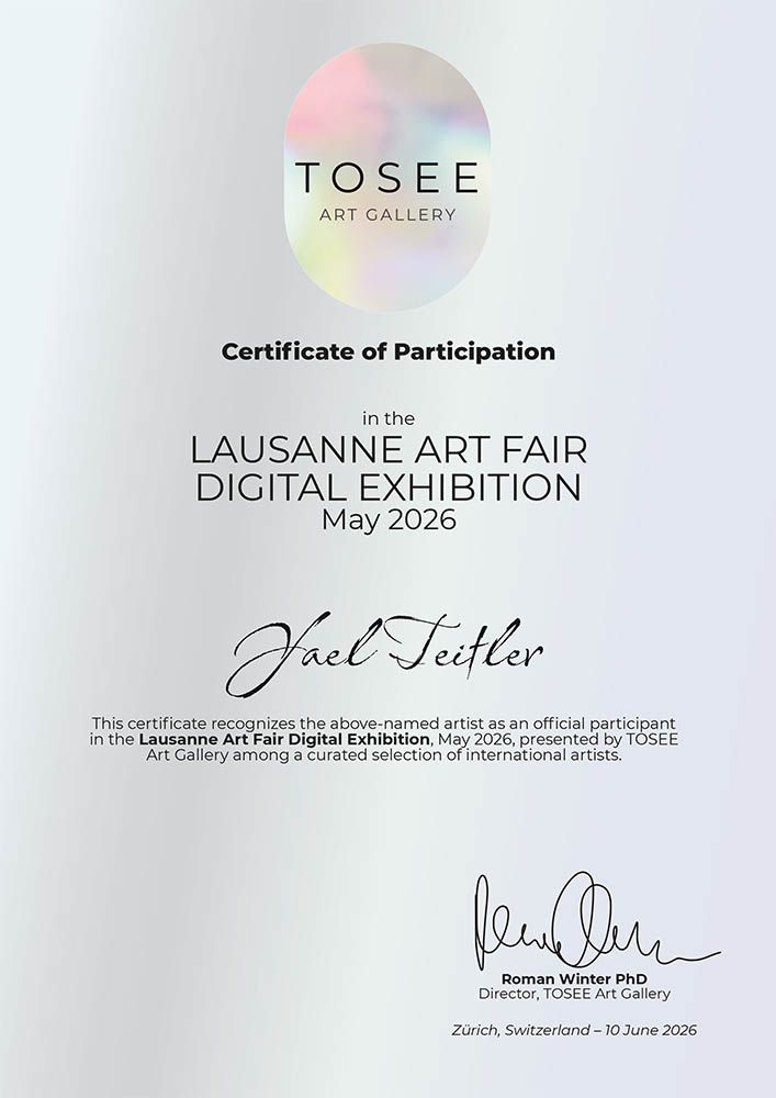 Finalist Award Yael Teitler Artavita Worldwide Art Pavilion Basel Art Week 2023