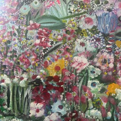 Yael Teitler · Acryl auf Leinwand · Florales · Blumenbilder
