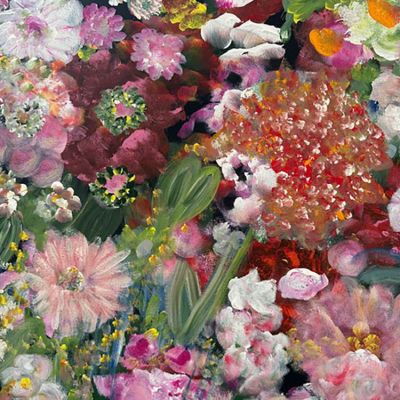 Yael Teitler · Acryl auf Leinwand · Florales · Blumenbilder