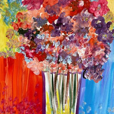 Teitler Yael Malerei Florales Acryl