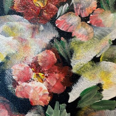 Yael Teitler · Acryl auf Leinwand · Florales · Blumenbilder