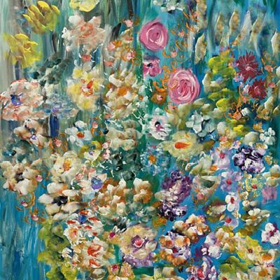 Yael Teitler · Acryl auf Leinwand · Florales · Blumenbilder